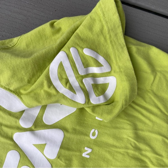 Telfar Triple T Performance T-shirt
in Lime Green and White - Picture 3 of 4